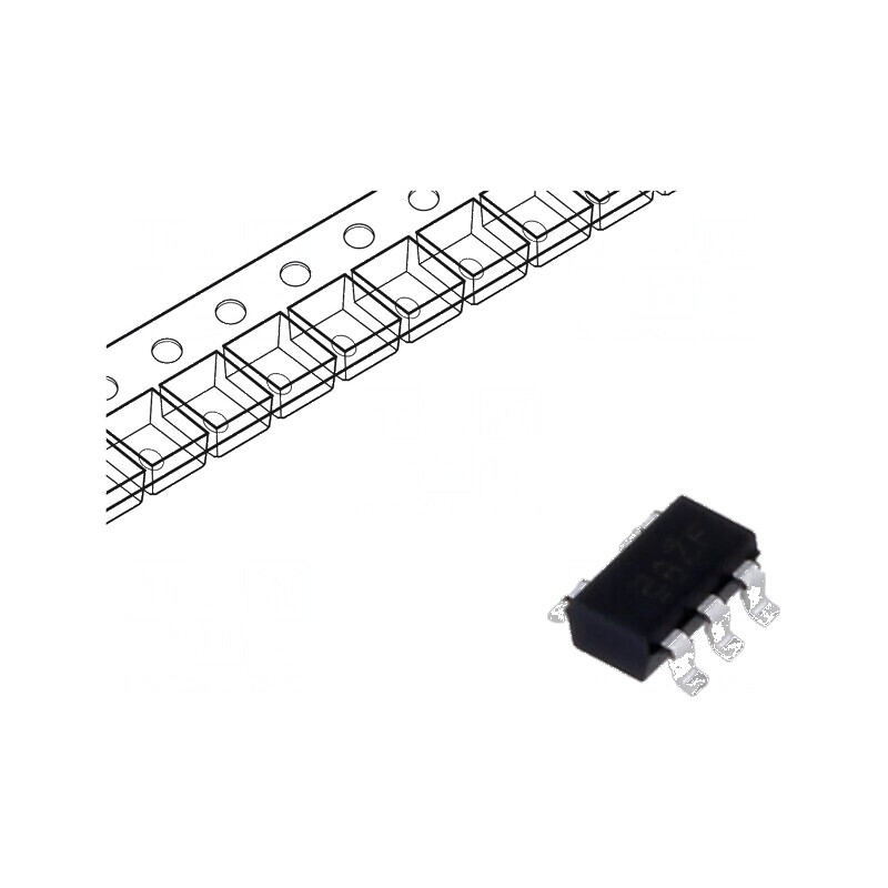 Stabilizator de tensiune LDO nereglabil 3,3V 0,2A SOT23-5 IC | Electronic-mag.ro | Componente Electronice