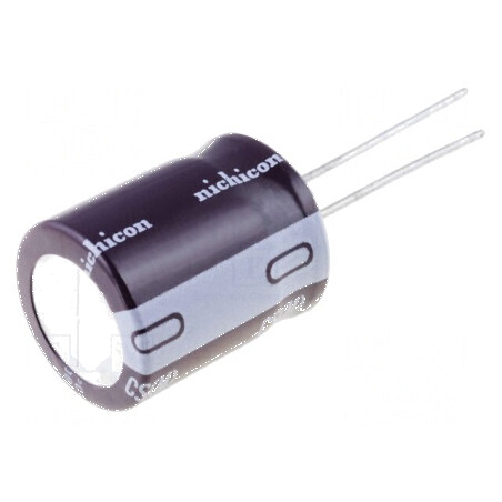 Condensator electrolitic THT 10uF 250VDC Ø10x20mm Raster 5mm pentru circuite electrice | Electronic-mag.ro | Componente Electron