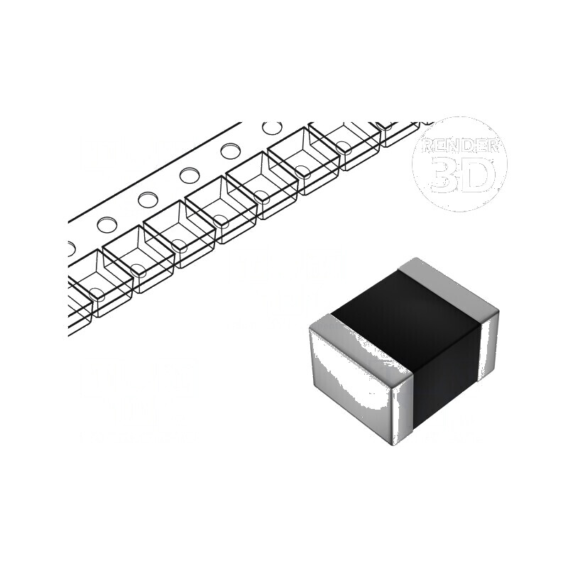 Varistor multistrat SMD 1210 40VAC 48VDC 250A 66,5V pentru protecția circuitelor electrice | Electronic-mag.ro | Componente Elec