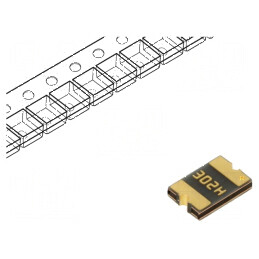 Siguranţă polimerică PTC 300mA 30VDC PCB SMT 4,6x3,2mm PFMF - Protecţie circuit electric | Electronic-mag.ro | Componente Electr