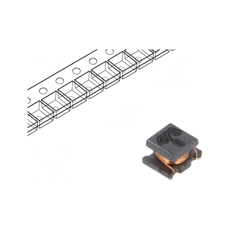 Inductor SMD 47uH 250mA 1,69Ω -40÷85°C ±10% 8200 | Electronic-mag.ro | Componente Electronice Inductor SMD 47uH 250mA 1,69Ω -40÷85°C ±10% 8200 | Electronic-mag.ro | Componente Electronice