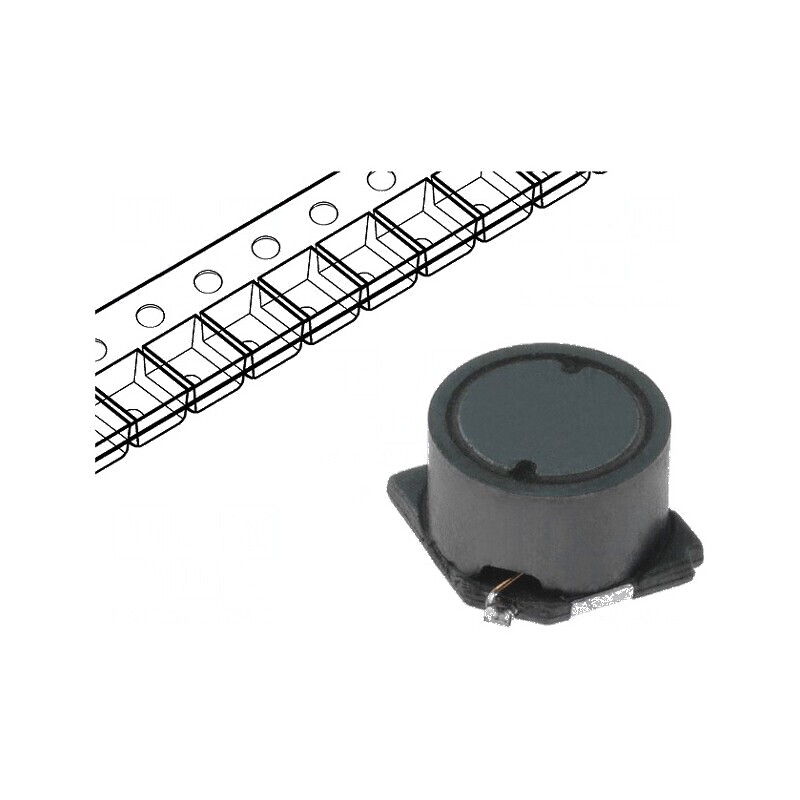Inductor SMD 220uH 0,33A 0,94Ω ±20% Dimensiuni 7,6x7,6x5,1mm | Electronic-mag.ro | Componente Electronice Inductor SMD 220uH 0,33A 0,94Ω ±20% Dimensiuni 7,6x7,6x5,1mm | Electronic-mag.ro | Componente Electronice