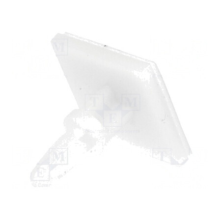Distanţier PCB poliamidă autoadeziv 9,5mm cu sistem clichet | Electronic-mag.ro | Componente Electronice