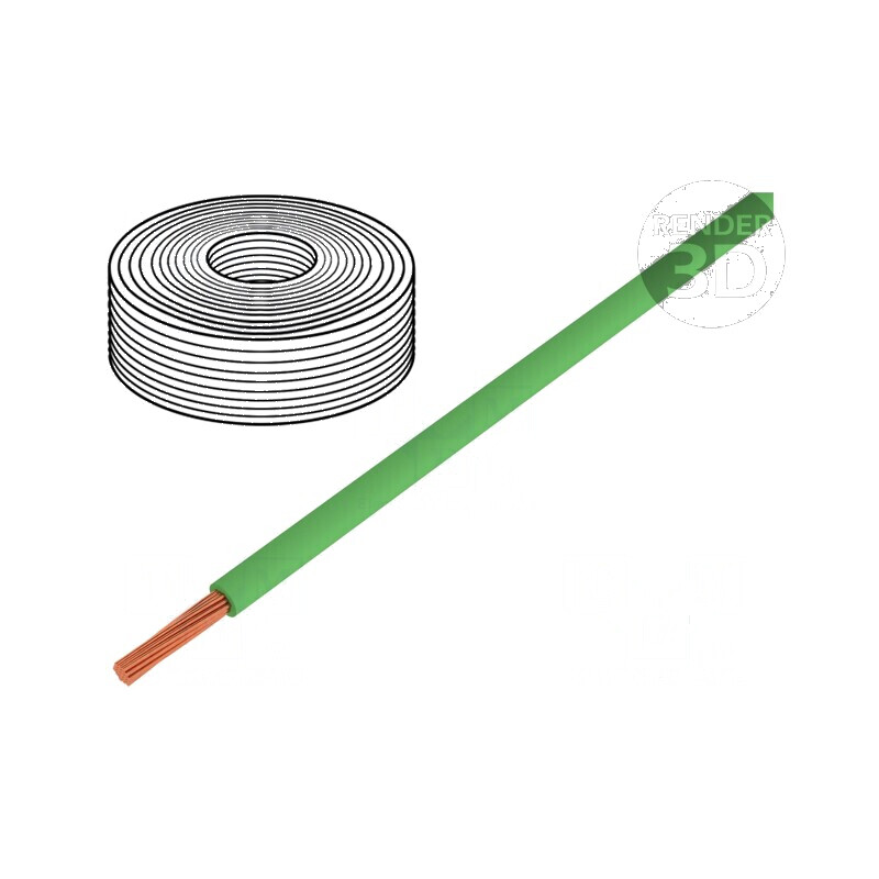 Cablu litat H05Z-K 0,75mm2 FRNC verde 300V/500V Clasa 5 | Electronic-mag.ro | Componente Electronice Cablu litat H05Z-K 0,75mm2 FRNC verde 300V/500V Clasa 5 | Electronic-mag.ro | Componente Electronice