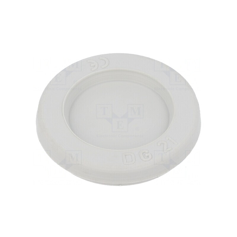 Manşon gri cu cap adâncit Ø 28mm pentru grosime panou 1÷3mm | Electronic-mag.ro | Componente Electronice