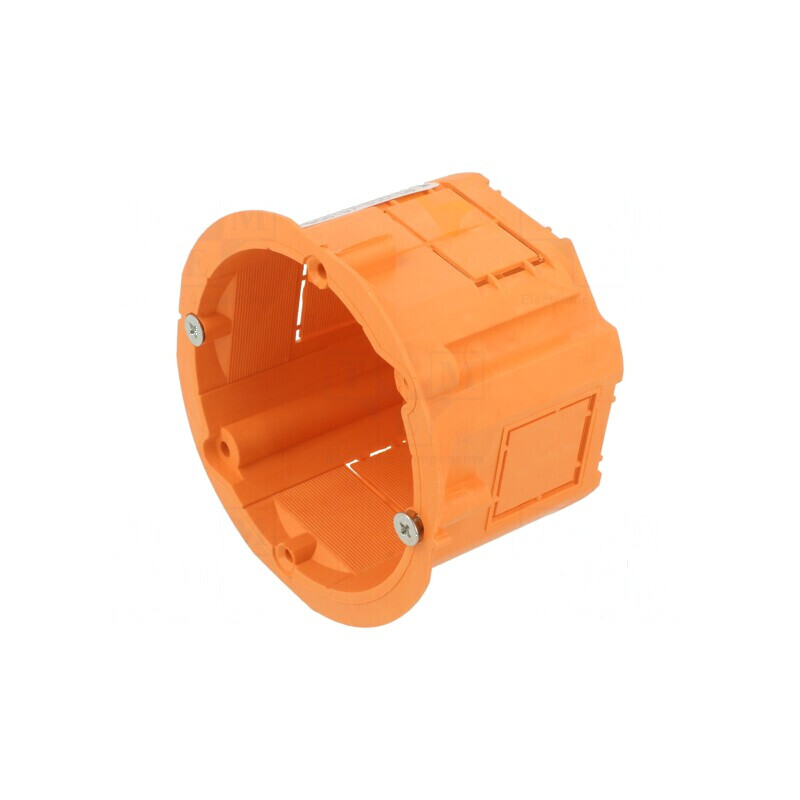 Carcasă doză electrică portocalie Ø 60mm Z 45mm pentru montaj în perete | Electronic-mag.ro | Componente Electronice Carcasă doză electrică portocalie Ø 60mm Z 45mm pentru montaj în perete | Electronic-mag.ro | Componente Electronice