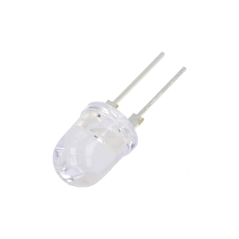LED albastru 10mm 30° convex, 2360mW - iluminare eficientă | Electronic-mag.ro | Componente Electronice