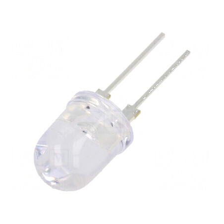 LED albastru 10mm 30° convex, 2360mW - iluminare eficientă | Electronic-mag.ro | Componente Electronice