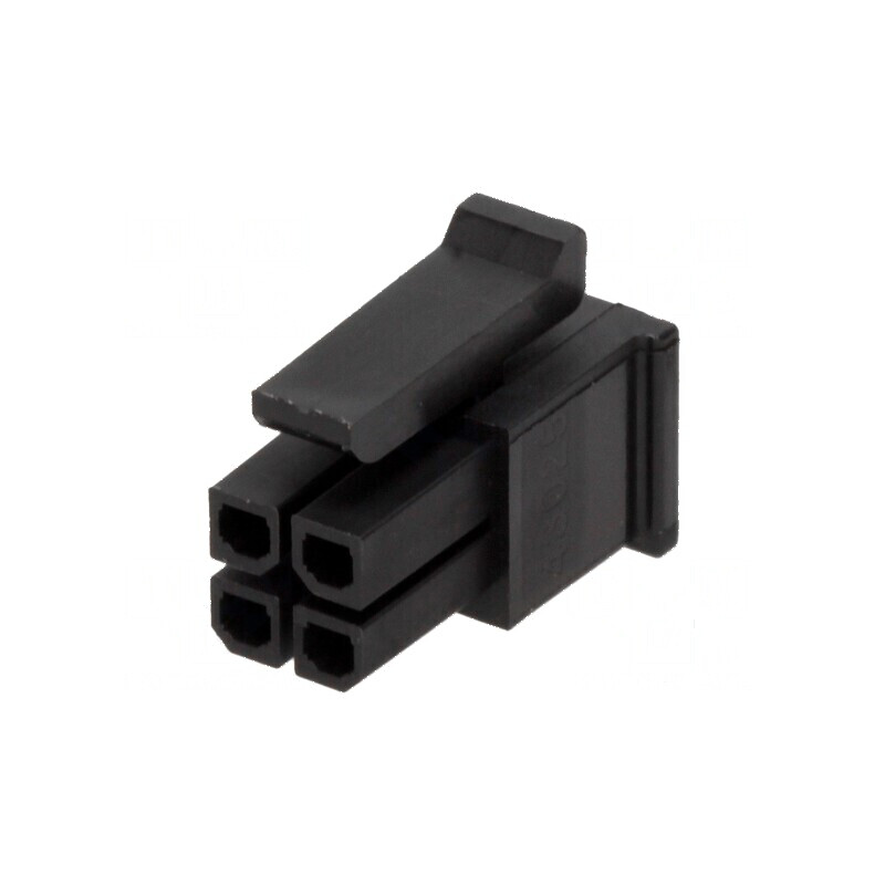 Conector cablu-placă mufă mamă Micro-Fit 3.0 4 pini 3mm | Electronic-mag.ro | Componente Electronice