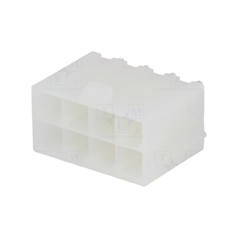 Conector cablu-placă soclu tată N42G 4,2mm PIN 8 THT 600V 9A - Accesorii electrice | Electronic-mag.ro | Componente Electronice