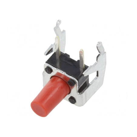 Microîntrerupător TACT SPST 2,6N 0,05A/12VDC THT - Comutator compact pentru aplicații electrice | Electronic-mag.ro | Componente