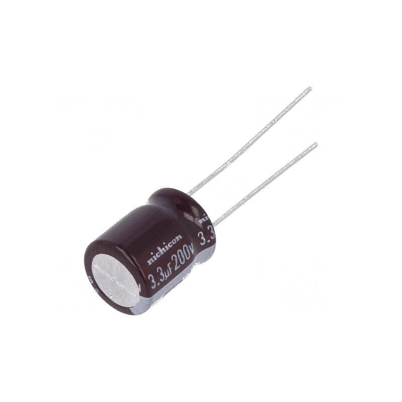 Condensator electrolitic low ESR THT 3,3uF 200VDC Ø10x12,5mm pentru aplicații electronice | Electronic-mag.ro | Componente Elect Condensator electrolitic low ESR THT 3,3uF 200VDC Ø10x12,5mm pentru aplicații electronice | Electronic-mag.ro | Componente Elect