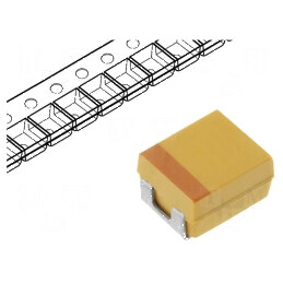 Condensator tantal-polimer low ESR 3,3uF 35VDC B 1210 TCJ pentru circuite electronice | Electronic-mag.ro | Componente Electroni