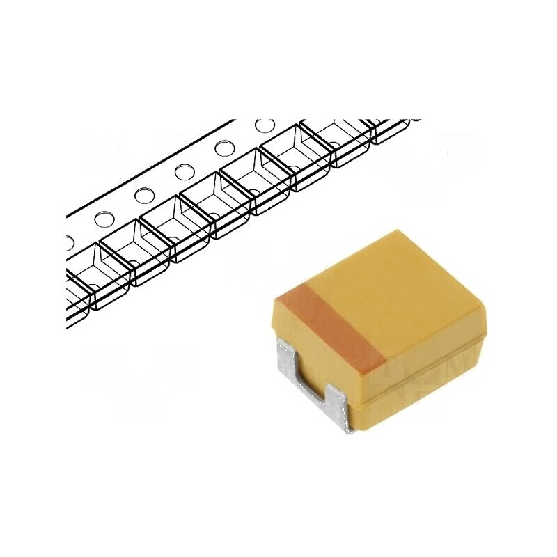 Condensator tantal-polimer low ESR 3,3uF 35VDC B 1210 TCJ pentru circuite electronice | Electronic-mag.ro | Componente Electroni