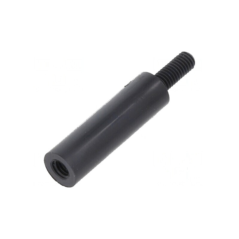 Piuliță distanțieră filetată cilindrică din poliamidă M3, 20mm | Electronic-mag.ro | Componente Electronice