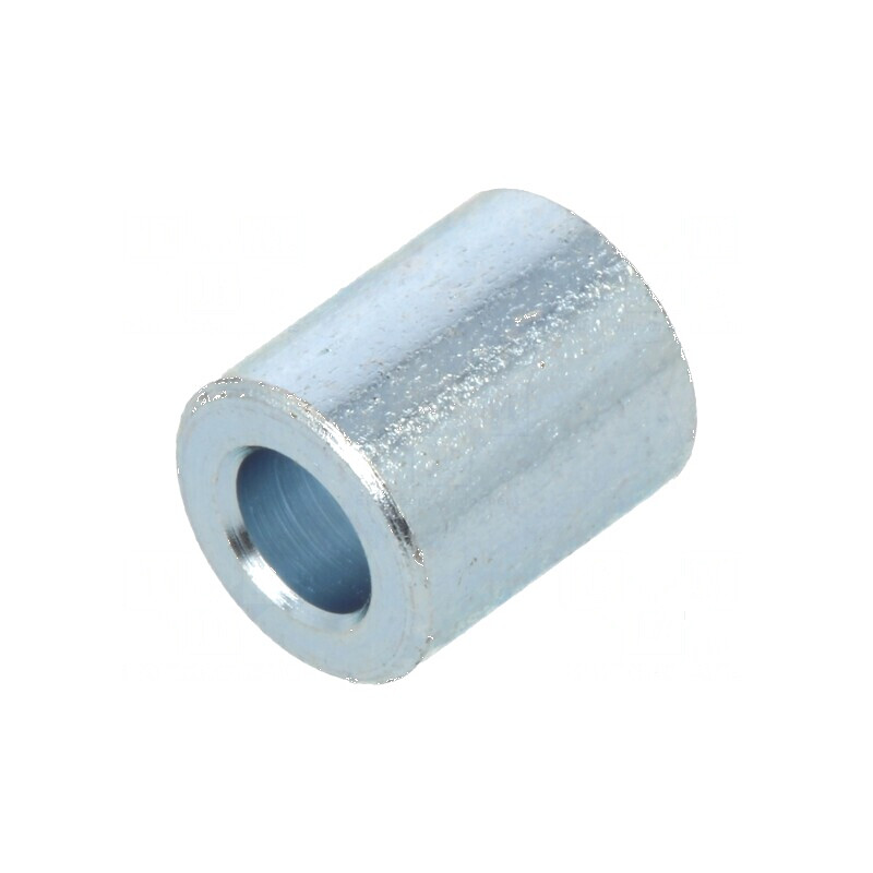 Manşon distanţier cilindric din oţel zincat 7mm, Diametru exterior 6mm | Electronic-mag.ro | Componente Electronice