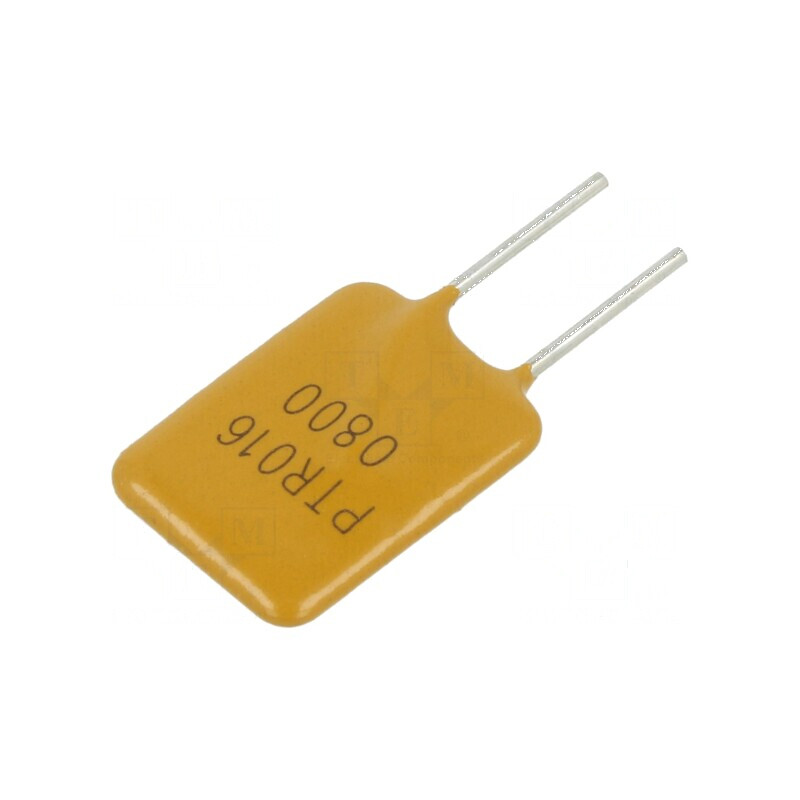 Siguranţă polimerică PTC 8A Imax 100A THT PTR016V pentru protecţie electrică în pungă | Electronic-mag.ro | Componente Electroni