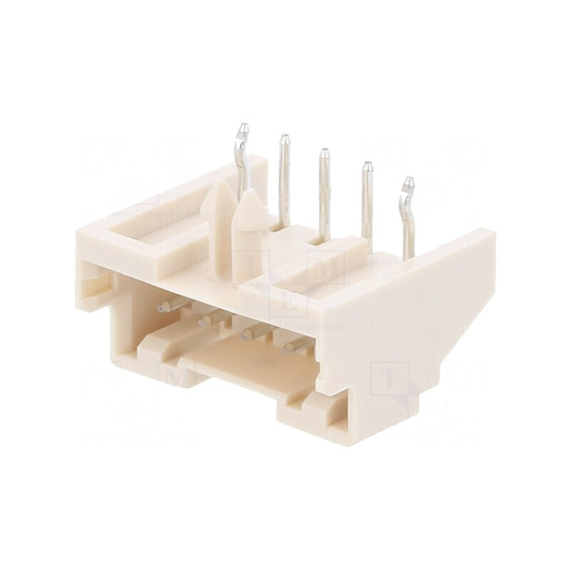 Conector cablu-placă soclu tată XA 2,5mm PIN 5 THT 250V 3A - Accesorii electrice | Electronic-mag.ro | Componente Electronice