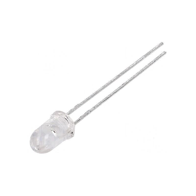 LED 5mm roșie 5500÷16000mcd 8° convex pentru iluminare decorativă | Electronic-mag.ro | Componente Electronice