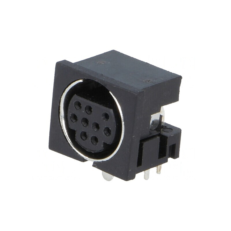 Conector DIN mini soclu mamă 9 PIN THT unghi 90° - componentă electronică | Electronic-mag.ro | Componente Electronice Conector DIN mini soclu mamă 9 PIN THT unghi 90° - componentă electronică | Electronic-mag.ro | Componente Electronice