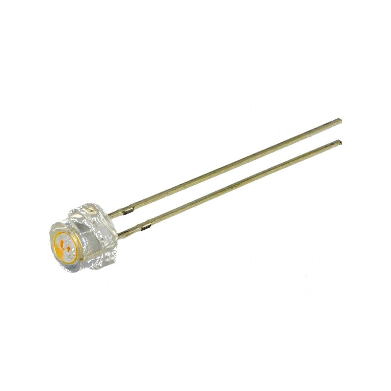 LED 4,8mm alb cald 150° cu parte frontală convexă - Nr. term: 2 | Electronic-mag.ro | Componente Electronice