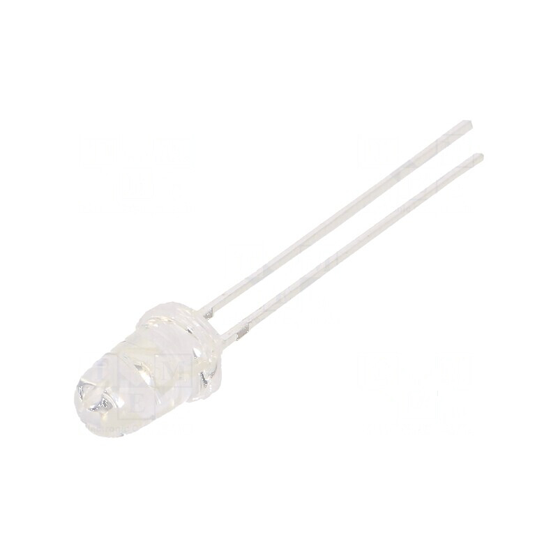 LED UV 8° 20mA 114mW 370-380nm 3-3,8VDC THT - Lampa LED UV pentru iluminare specializată | Electronic-mag.ro | Componente Electr
