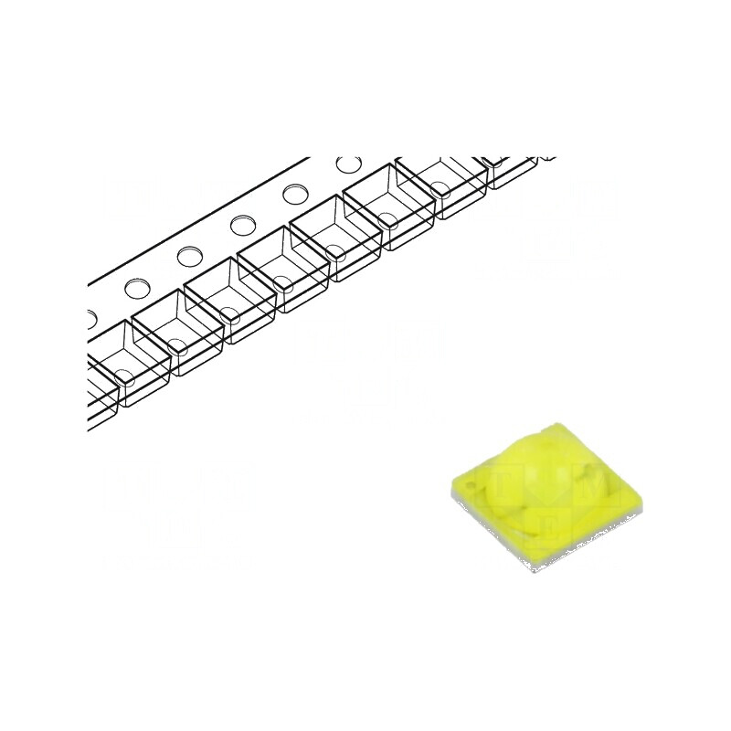 Lumină LED alb rece 5500-6000K 180-200lm 120° 700mA SMD | Electronic-mag.ro | Componente Electronice
