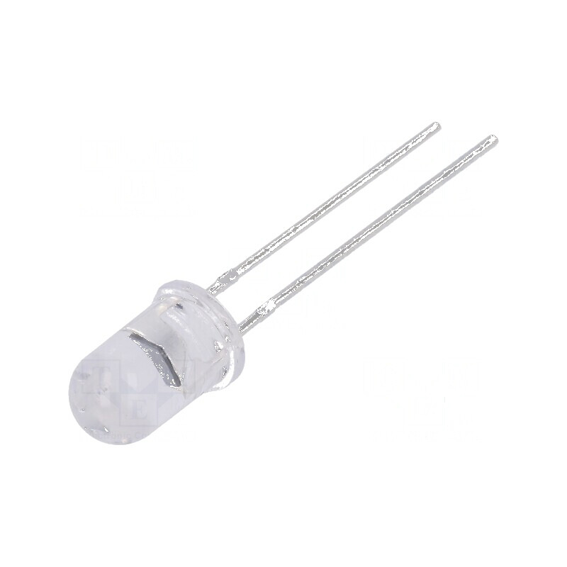 Fotodiodă convexă 5mm THT 880nm cu interval de 400÷1100nm și unghi de 40° - 1,3V | Electronic-mag.ro | Componente Electronice
