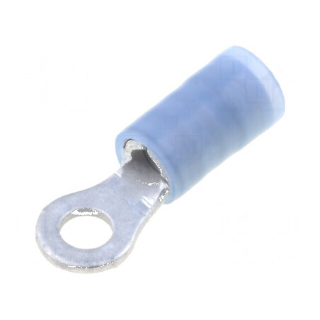 Vârf inelar M3 pentru cabluri 1÷2,5mm2, izolată, cositorită, cupru, temperatură -55÷105°C | Electronic-mag.ro | Componente Elect