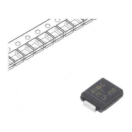 Diodă TVS 1,5kW 33V 33A Unidirecțională SMC Rola Bandă pentru Protecție Circuit | Electronic-mag.ro | Componente Electronice