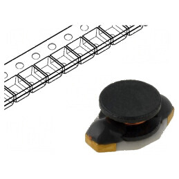 Inductor SMD 3,3uH, 2A, 0,08Ω, B: 4,45mm | Electronic-mag.ro | Componente Electronice