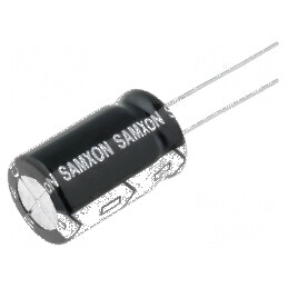 Condensator electrolitic low ESR THT 470uF 63VDC Ø12,5x20mm pentru aplicații electronice | Electronic-mag.ro | Componente Electr