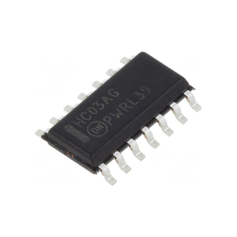 CI digital NAND 4 Canale 2 Intrări CMOS SMD SO14 2÷6VDC -55÷125°C | Electronic-mag.ro | Componente Electronice