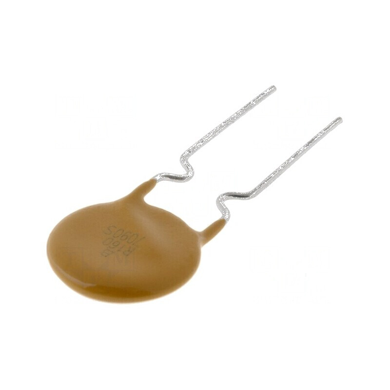 Siguranţă polimerică PTC 1,6A Ø10,2mm 5,1mm - Protecţie electrică de înaltă calitate | Electronic-mag.ro | Componente Electronic