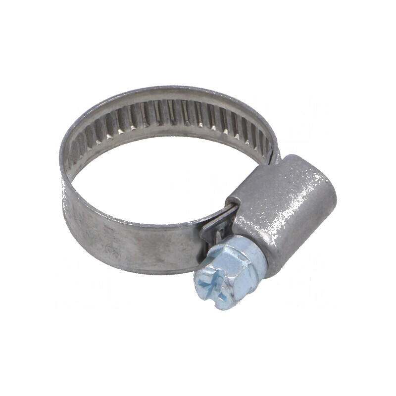 Colier de strângere cu şurub W: 9mm, Crimpare 16÷27mm D W2 | Electronic-mag.ro | Componente Electronice
