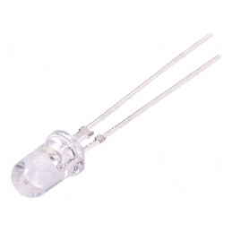 Emiţător IR 5mm transparent 60mW 15° λp max: 940nm THT 100mA - Modul IR pentru comunicații optice | Electronic-mag.ro | Componen