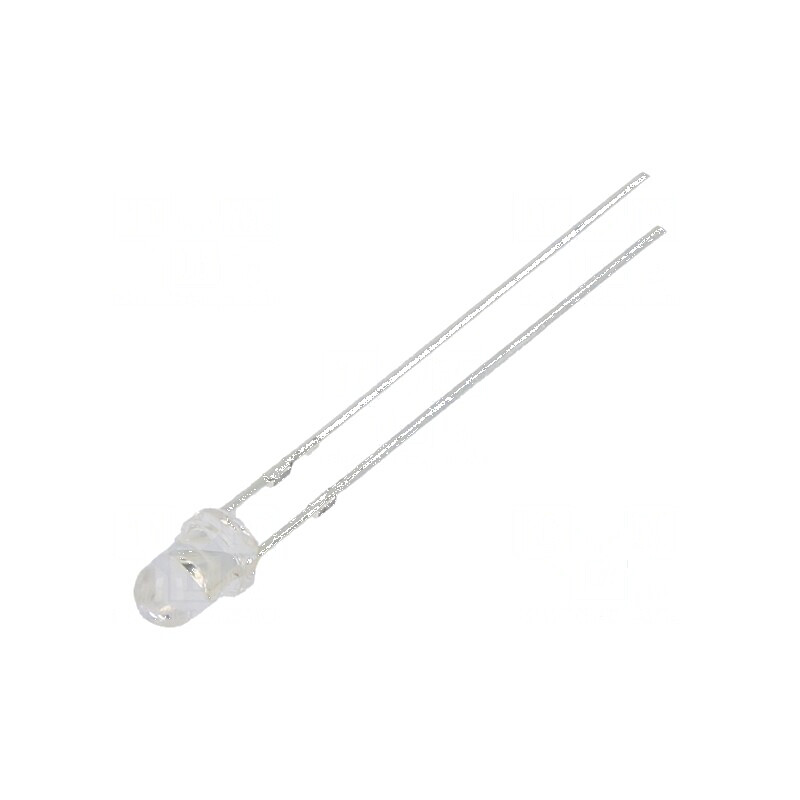 LED UV 30° 20mA 114mW 370-380nm 3-3,8VDC THT - Sursă de iluminare eficientă pentru aplicații UV | Electronic-mag.ro | Componente