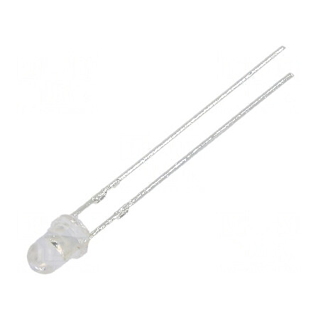 LED UV 30° 20mA 114mW 370-380nm 3-3,8VDC THT - Sursă de iluminare eficientă pentru aplicații UV | Electronic-mag.ro | Componente