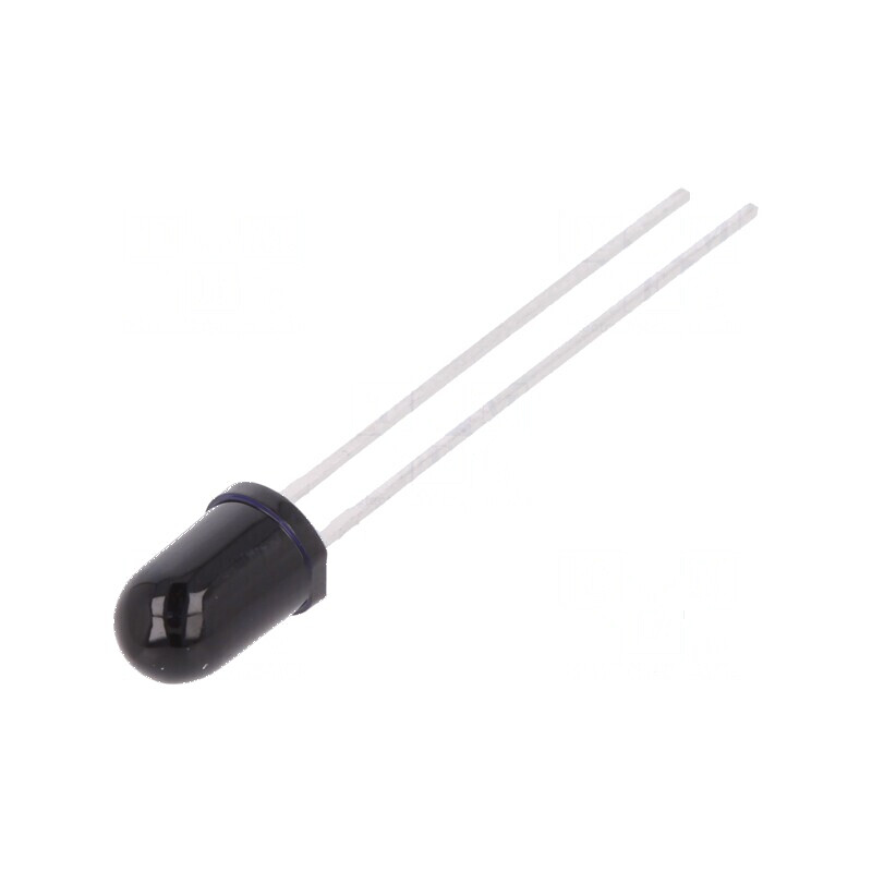 Emiţător IR 5mm 860nm negru 550mW 10° THT 100mA 1,7÷3,6V pentru aplicații electronice | Electronic-mag.ro | Componente Electroni