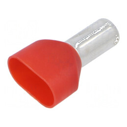 Vârf tub de capăt izolată dublă cupru 10mm2 12mm cositorit pentru conexiuni electrice | Electronic-mag.ro | Componente Electroni