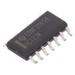 Circuit integrat digital NOR, 3 intrări, 3 ieșiri, SMD SO14, 4,5-5,5VDC, -55-125°C, tub. | Electronic-mag.ro | Componente Electr
