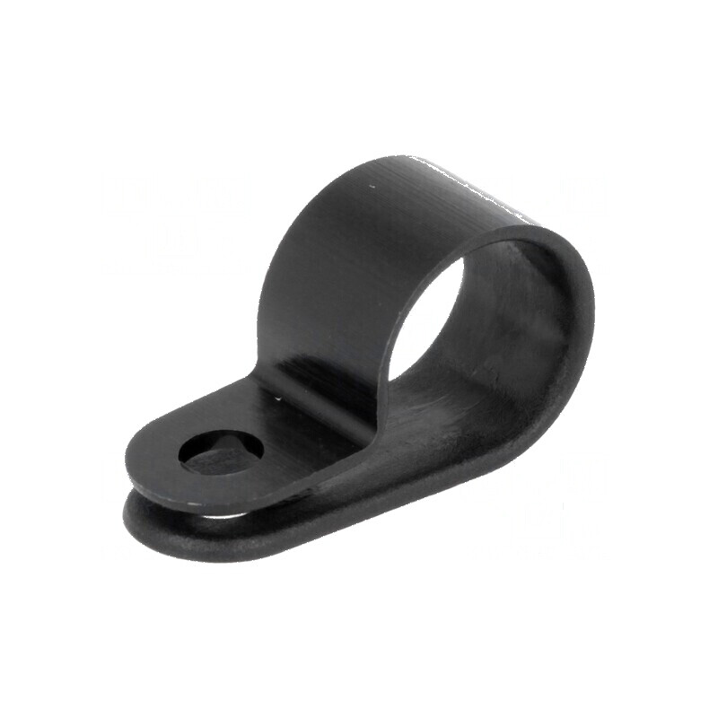 Clipsuri tip P pentru cabluri Øbuclă 12,5mm, lățime 10mm, set de montaj | Electronic-mag.ro | Componente Electronice