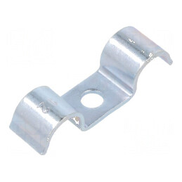 Clemă montată cu şurub Øbuclă 12mm, Øorif.mont 6mm, W 14mm - Accesoriu de fixare pentru construcții | Electronic-mag.ro | Compon