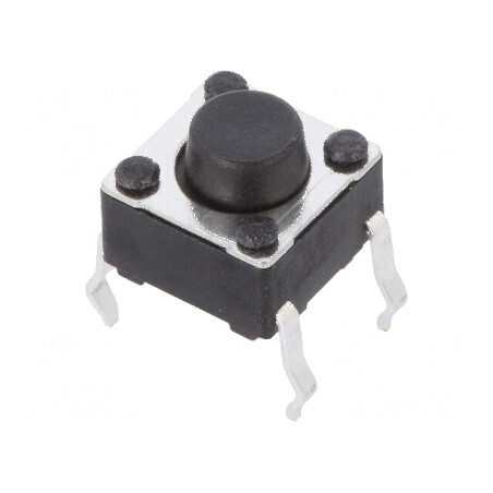 Microîntrerupător TACT SPST-NO 0,05A/12VDC SMT - Pozitie 2, Fara  | Electronic-mag.ro | Componente Electronice