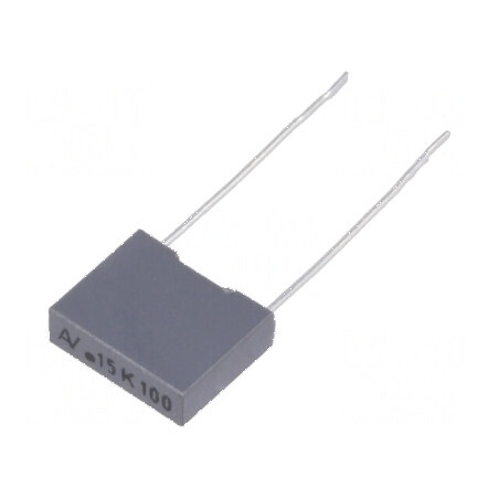 Condensator poliester 150nF 63VAC 100VDC 7,5mm ±10% THT - Componentă electronică | Electronic-mag.ro | Componente Electronice