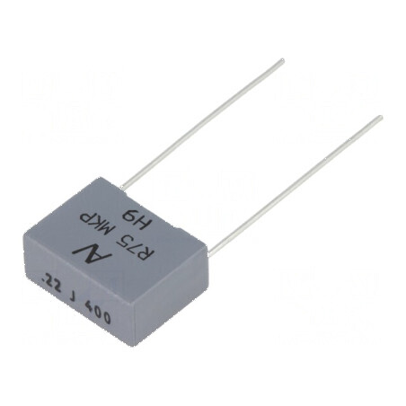 Condensator polipropilenă R75 220nF THT 18x7,5x13,5mm ±5% | Electronic-mag.ro | Componente Electronice