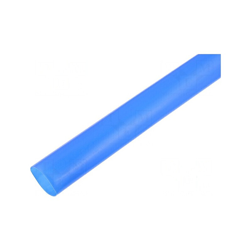 Manşon termocontractabil 2:1, 3,2mm, L: 1m, albastru, fără adeziv | Electronic-mag.ro | Componente Electronice