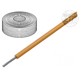 Cablu SiF 1x0,5mm2 litat cu Cu LSZH, silicon portocalie, 100m - cablu electric de calitate | Electronic-mag.ro | Componente Elec