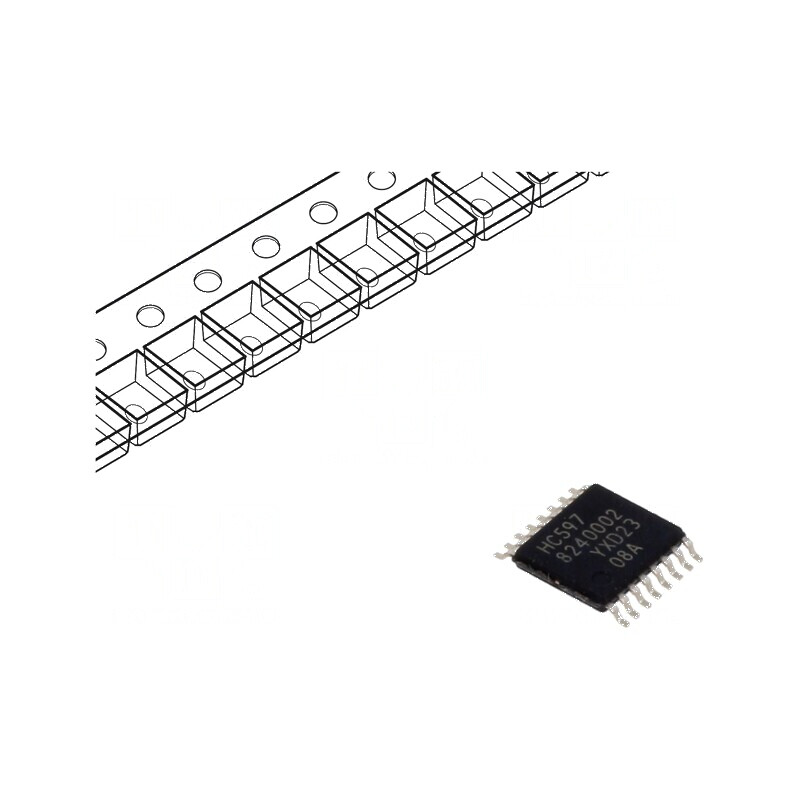 IC digital CMOS SMD TSSOP16 2÷6VDC HC -40÷125°C pentru aplicații industriale, rolă, bandă | Electronic-mag.ro | Componente Elect IC digital CMOS SMD TSSOP16 2÷6VDC HC -40÷125°C pentru aplicații industriale, rolă, bandă | Electronic-mag.ro | Componente Elect