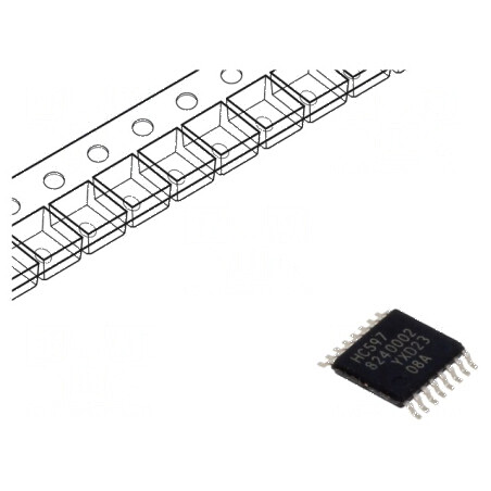 IC digital CMOS SMD TSSOP16 2÷6VDC HC -40÷125°C pentru aplicații industriale, rolă, bandă | Electronic-mag.ro | Componente Elect
